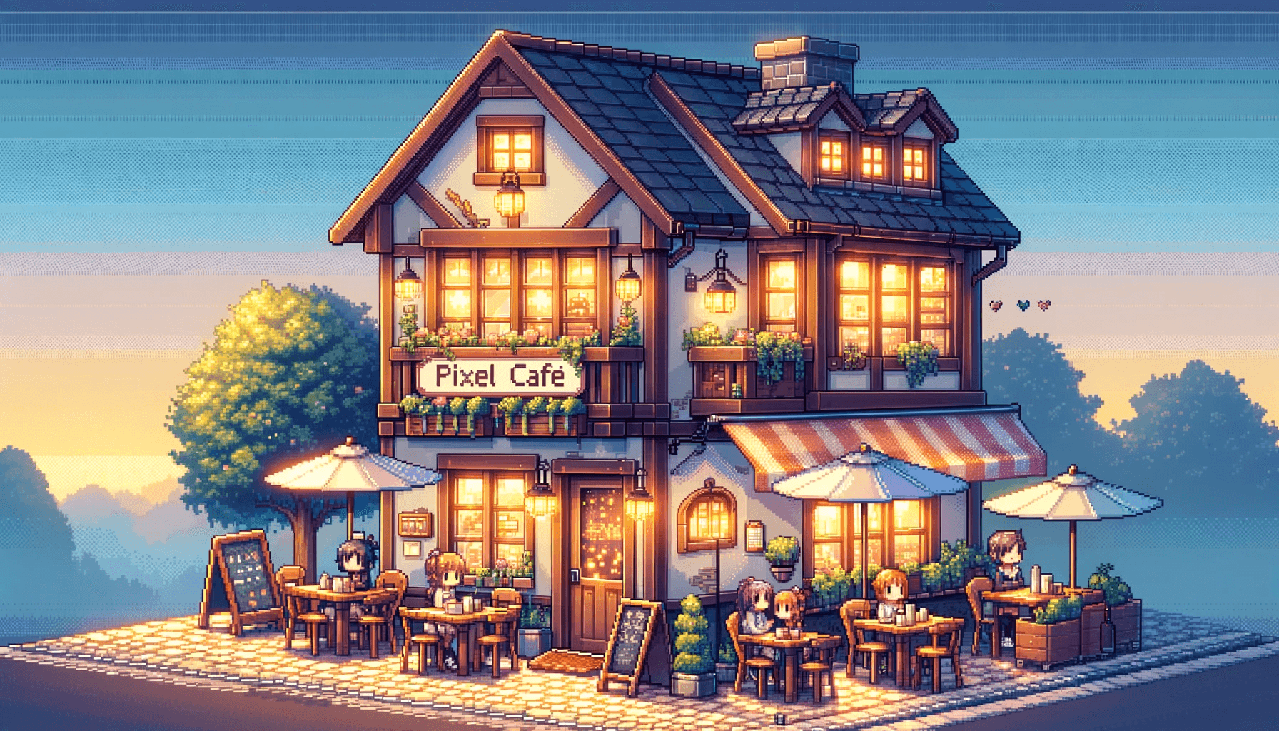 Cozy Pixel Cafe