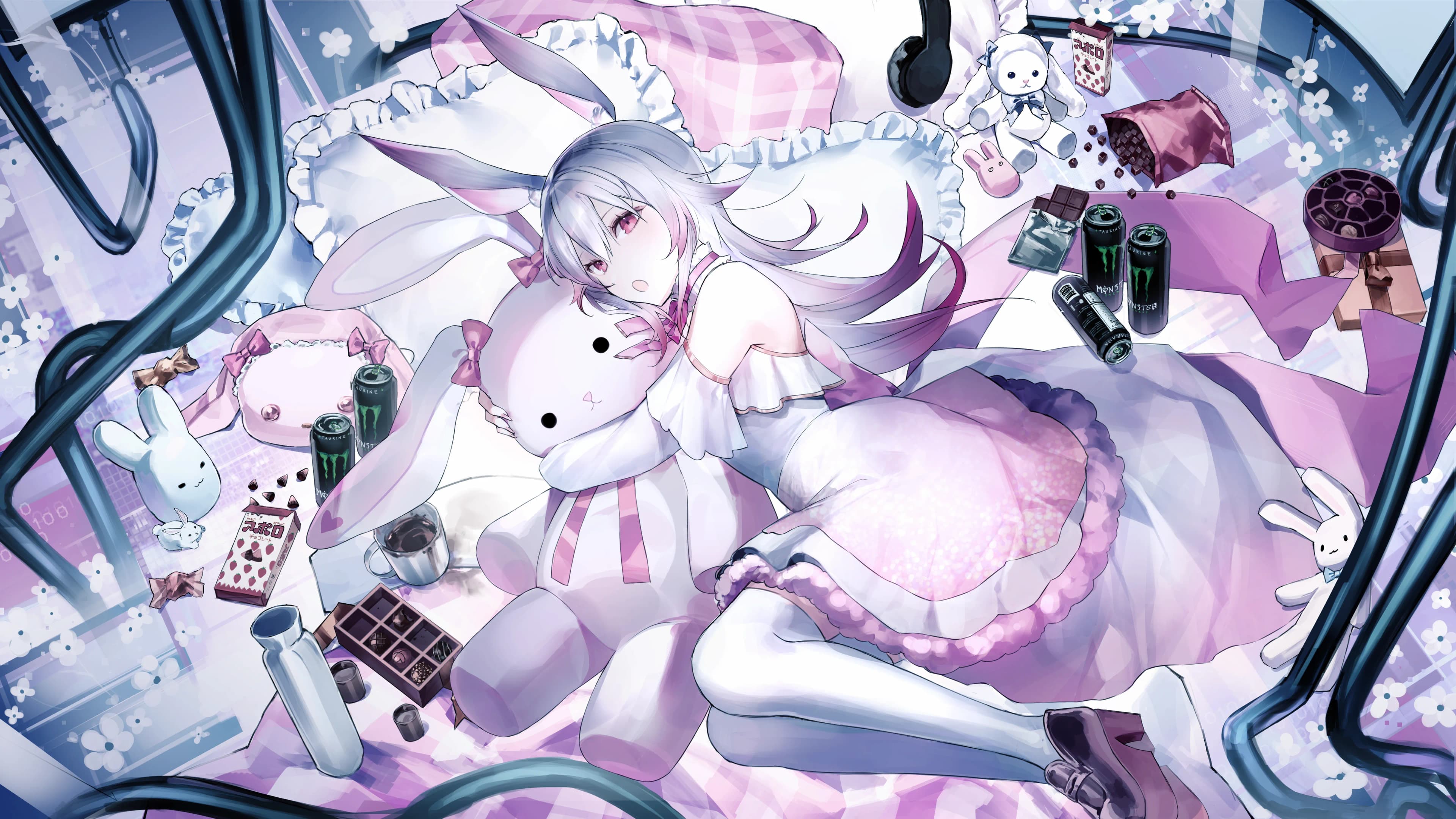 PixelEmii comfy hacker bunny