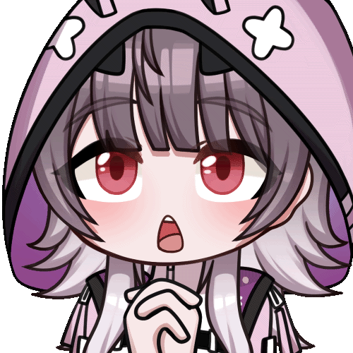 PixelEmii pleading bunny emote